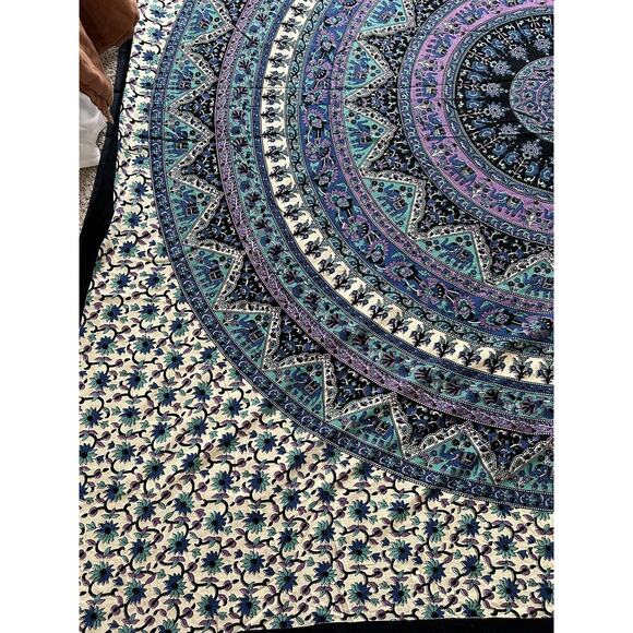 Large Indian Mandala Tapestry Hippie Hippy Wall Hanging Throw Bedspread Dorm ... - Picture 4 of 8